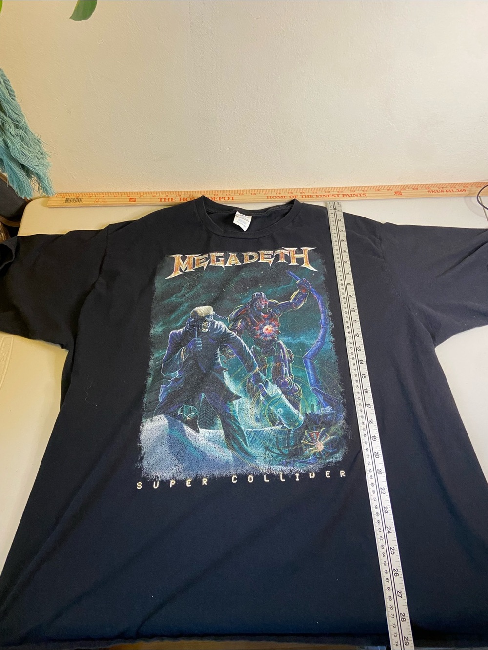 Port and Company Black Megadeth Super Collider Graphic Tee